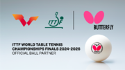 卓球のバタフライ 世界卓球2024～2026の3大会において公式ボールスポンサー就任決定