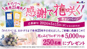 【かたりべ発売25周年】日本香堂「感謝で花咲くキャンペーン」を開始！