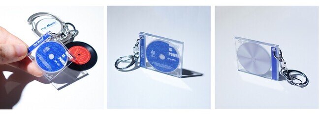 画像：お気に入りの音楽を持ち歩くことができる「ミュージックキーホルダー」にCDデザインの新商品「ミュージックキーホルダー CD」が新登場