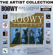 人気ピンズカプセルトイシリーズ『THE ARTIST COLLECTION』、初の国内アーティストとしてBOØWYが登場　2月14日（金）より発売！