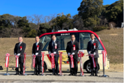 愛知県小牧市の公道で自動運転車両を実証運行