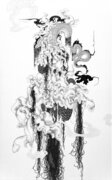 【銀座 蔦屋書店】ましもゆきの個展「花轍」を2月17日（土）より開催。緻密な筆致で欲望と妖しさが交差するモノクロの世界を描く。