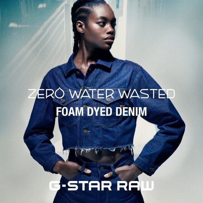 画像：【G-Star RAW】泡染めによるカプセルコレクション「ZERO WATER WASTED」発売のご案内