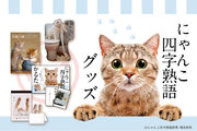 『にゃんこ四字熟語グッズ』が販売開始&2/22猫の日記念キャンペーンを実施します