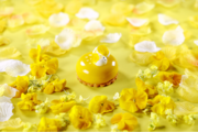 【大阪マリオット都ホテル】HAPPY YELLOW(R)で彩るレモンティーのような味わいのケーキとオレンジの華やかな香りのカクテルで女性の活躍を応援！