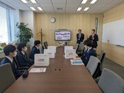 APPジャパンのSDGs取り組みを学ぶ　社長らが中学生5人に説明