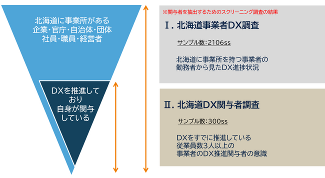 画像：北海道内の企業・団体のDX推進状況に関する実態調査