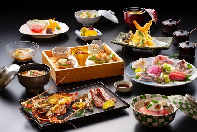 画像：【揚げたて天ぷら食べ尽くし】うららかな伊豆へ♪ 春のグルメ旅 ☆ 鮑、牛ステーキ、ズワイ蟹、金目鯛、伊勢海老