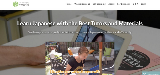 画像：使いやすいオンライン日本語研修ならWasabi、多言語サポートを開始