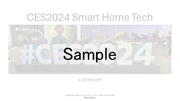 スマートホームに精通する専門家集団 X-HEMISTRYが、CES2024の報告書『CES2024 スマートホームレポート』を販売開始