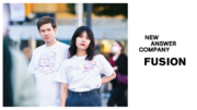 創業4周年を迎えた“NEW ANSWER COMPANY”、FUSION。Tシャツを作成し、渋谷モディにクリエイティブを掲載