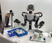 カワダロボティクスとリンクス、ヒト型ロボットによるAI検査デモを期間限定ショールーム展示