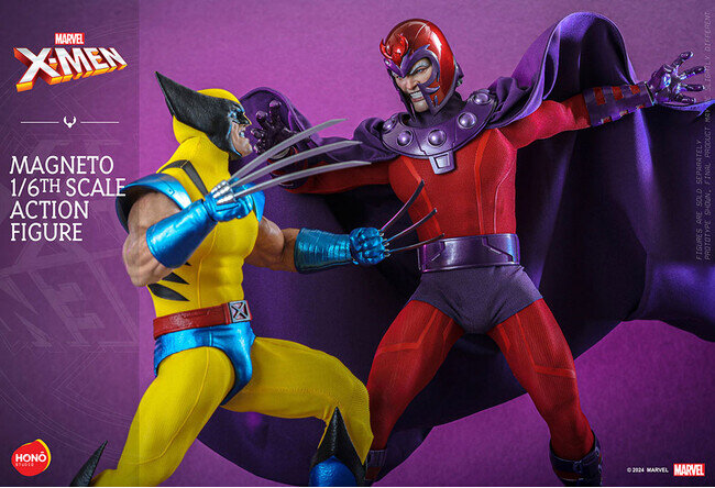 画像：ホットトイズの1/6スケールフィギュア新ブランド【炎スタジオ】誕生。「X-MEN」より、コミック版のウルヴァリンとマグニートーを立体化！