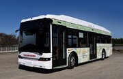 ―立川バスすみっコぐらしー すみっコぐらしとのコラボデザインの大型電気バスの運行が開始！