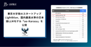 Lightblue、国内最高水準の日本語LLMモデル「ao-Karasu」を公開