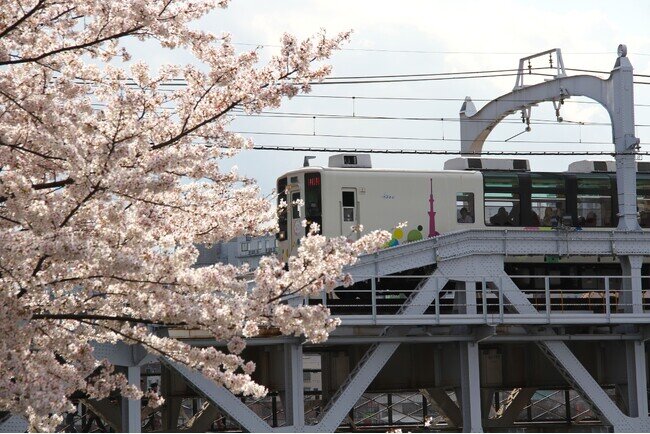 画像：隅田川橋梁「サクラトレイン」を延長運転します！