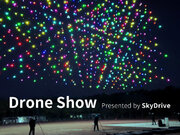 空飛ぶクルマを開発するSkyDriveが、新サービス『空のエンターテインメント・ドローンショー』を始動！予約受付を開始！