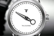 たった1本の針で時刻を刻むシングルハンド腕時計「フィロソファー」が時を哲学する
