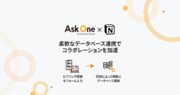 「Ask One」がコラボレーションソフトウェア「Notion」と連携し柔軟なデータベース管理を実現