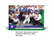 Topps株式会社が　Topps NOW新商品「Yuki Tsunoda - 2024 Formula 1 Topps Now(R) Card 9等 」発売開始を発表