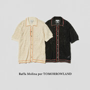 4月11日よりトゥモローランド下記店舗にて、独創的なデザインが特徴のニットウェアブランド〈Raffa Molina〉との別注ニット〈Raffa Molina for TOMORROWLAND〉が発売。