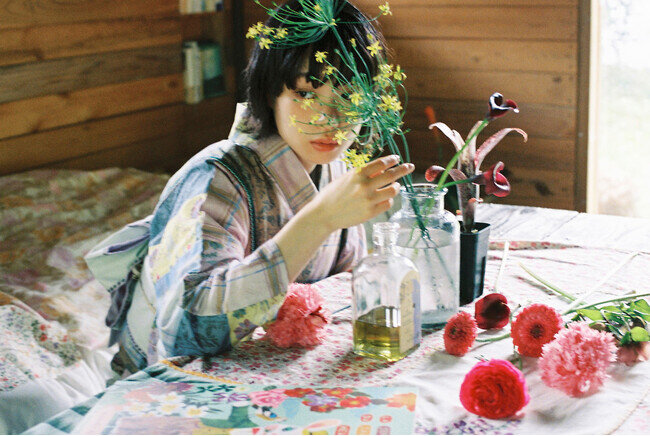 画像：KIMONO by NADESHIKO × Nathalie Lete 2nd collaboration。「愛するもの」にあふれた新作とビジュアルページが公開されます。
