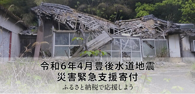 画像：さとふる、「令和6年4月豊後水道地震 災害緊急支援寄付サイト」を開設
