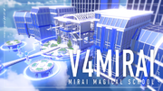 V4Miraiを運営するBrave group USが、VRChatにオリジナルワールド『Mirai Magical Academy』をオープン！