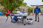 産業用無人ヘリ活用の森林計測技術で京都・松尾大社の文化財調査に協力