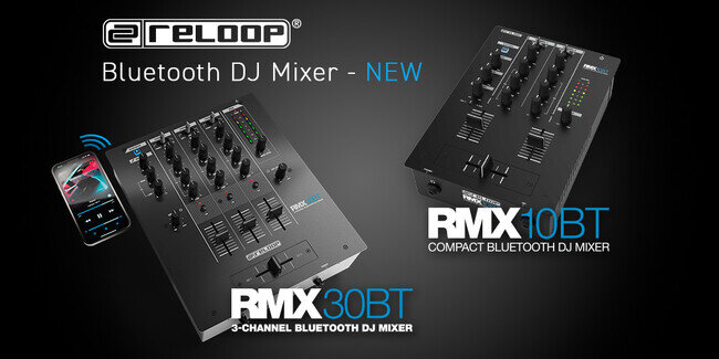 画像：新製品：Reloopブランド Bluetooth入力搭載のDJミキサー2モデル