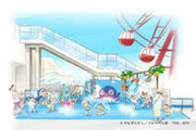 全身びしょ濡れになって遊ぼう！神戸アンパンマンこどもミュージアム＆モールに『水あそびひろば』が夏限定で7月7日から9月11日までオープン！