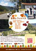 大阪国際大学の学生が、鳥取市の鹿野町河内で秋の里山を散策する「宝探しフットパス」を開催