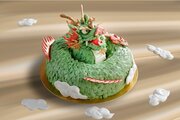 【シェラトン都ホテル大阪】食べるのがもったいないインパクト抜群な龍のケーキ登場　2024年「干支スイーツ～辰～」を数量限定で販売