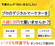 【中小零細企業向け】月額１万円のマーケティング相談し放題サービスを提供開始。