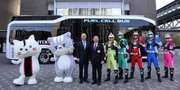 ジェイテクト、愛知県岡崎市内に社員通勤用燃料電池バスを導入