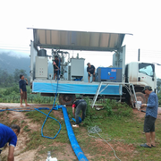 当社の「車載式セラミック膜ろ過装置」が、ラオスで発生した大洪水の給水支援に貢献