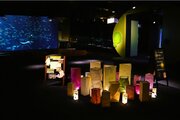 香川大学の学生が制作した讃岐提灯を四国水族館に展示しています