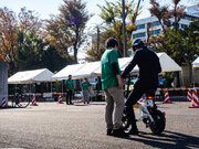 千葉市で2024年シェアサービス開始に向けて特定小型原付の交通安全講習と試乗会を開催