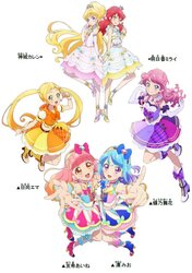 Tvアニメ アイカツフレンズ 4月放送 シリーズ初 2人ユニットでトップアイドル目指す 18年1月25日 Biglobeニュース