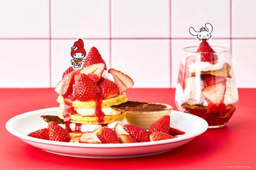 サンリオ」いちごチョコテリヤキバーガーなどのメニューが登場 サンリオ」いちごチョコテリヤキバーガーなどのメニューが登場