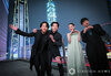 画像：映画『青春182 君へと続く道』（5月3日公開）台湾プレミアにて（左から）チャン・チェン、シュー・グァンハン、清原果耶、藤井道人監督
