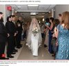画像：昨年6月3日、ニューヨーク市マンハッタンにあるメモリアル・スローン・ケタリング・がんセンターで結婚式を挙げたエリザベス・リンデさん（『New…