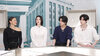 画像：『ティファニーブルーに魅せられて』に出演する（左から）長谷川潤、三吉彩花、ENHYPEN・JAKE＆SUNGHOON（C）日本テレビ