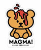 画像：かが屋の加賀翔、ピン芸人の吉住による企画『MAGMA！』ステッカー