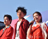 画像：『横浜国際映画祭』レッドカーペットに登場した（左から）富田健太郎、永山瑛太、小泉今日子 （C）ORICON NewS inc.