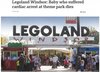画像：英ウィンザーにあるレゴランドで2日、生後5か月の男児が心不全に陥った。その4日後、男児の死亡が確認された（『BBC　「Legoland Windsor: Baby who suffered…