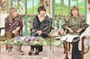 画像：『徹子の部屋』に出演するコシノ3姉妹（左から）コシノミチコ、コシノジュンコ、コシノヒロコ（Ｃ）テレビ朝日