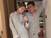 画像：タレントの蜂谷晏海さんは5月12日、自身のInstagramを更新。夫婦で寄り添うパジャマショットを公開し、「お似合い夫婦」「2人とも好きです」と称賛…