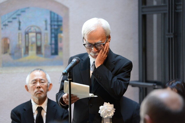 画像：「高畑勲 お別れの会」東京・三鷹の森ジブリ美術館にて