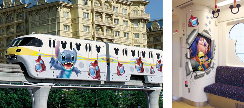 画像：東京ディズニーリゾート、夏のモノレール「スティッチ・エンカウンター・ライナー」を6月26日から運行(C)Disney